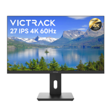 빅트랙 68.58cm 4K UHD IPS HDR 피벗 모니터 블랙, 27FM6001U(일반)