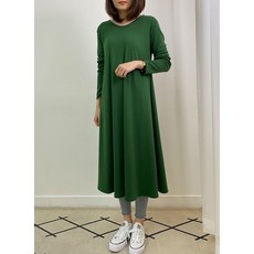 아이엠수 데일리 기모 후레아 원피스