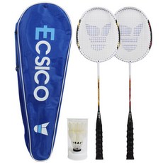 엑시코 배드민턴 라켓 POWER E-1900 휴대용 케이스 셔틀콕 랜덤 발송 리뷰후기