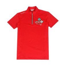 그렌에코 남성용 S/S 절개메쉬 반집업 반팔 스판티 es