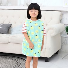 베베슈에뜨 아동용 민트얌얌 메쉬 방수 미술가운 파우치