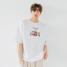 빅사이즈클럽 남성용 DG 찰리 프렌드 반팔티 리뷰후기