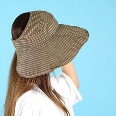 아이엠캡 와이어 줄무늬 선바이저 썬캡