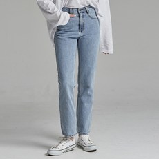 밀리언코르 여성용 보이핏 스트레이트 데님 CONA 9202