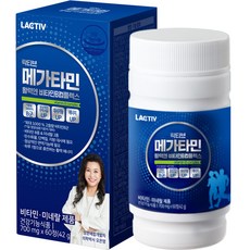 락티브 메가타민 활력엔 비타민B컴플렉스 42g, 60정,