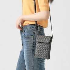 애드에딧 여성용 메쉬블랑 핸드폰 미니 크로스백