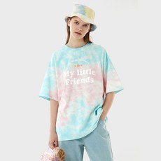 로라로라 여성용 MY LITTE FRIENDS TIE-DYE T-SHIRT TS-21335 리뷰후기