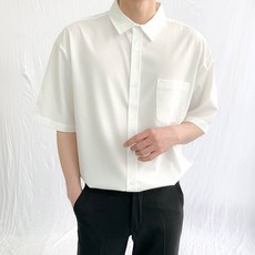 제이에이치스타일 남성용 아이스 반팔 셔츠 JROK008