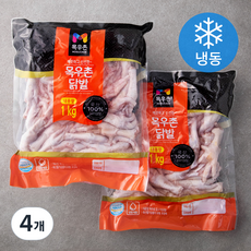 이달의 추천상품  닭발 베스트상품_목우촌 닭발 (냉동), 1kg, 4개