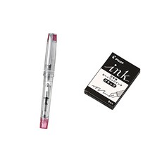 파이롯트 프레라 이로아이 만년필 + 카트리지 5p 세트, CM, TP(만년필), 블랙(카트리지)