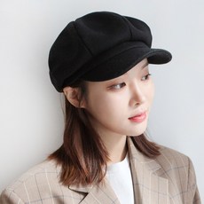 바비수 노팅힐 모직 팔각 헌팅캡