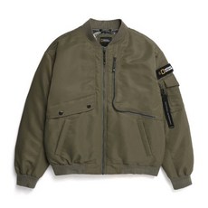 정품 내셔널지오그래픽 N224UDW960 유틸리티 포켓 덕 다운 항공 점퍼 KHAKI GREEN