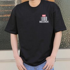 문컬렉션 5부반팔티 오버핏반팔티 레코르데 빅사이즈 반팔 티셔츠 여름 데일리 오버핏 캐주얼 루즈핏 레터링티 프린팅티셔츠 남성반팔티 여성반팔티 커플룩 남녀공용 남성용 리뷰후기