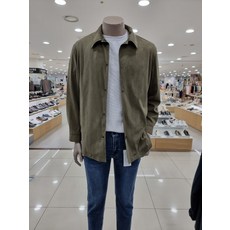 트루젠 간절기 딥카키 비건 스웨이드 셔킷(2SCCRM601)