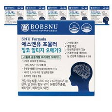 에스엔유 포뮬러 징코 알티지 오메가3 리뷰후기