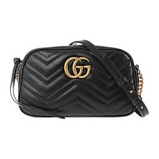 GUCCI 구찌 20FW 여성 447632 DTD1T 1000 마틀라세 스몰 숄더 백 블랙