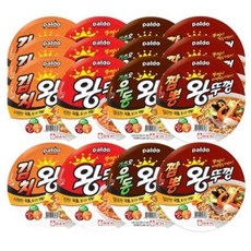 팔도 왕뚜껑4종18입 리뷰후기