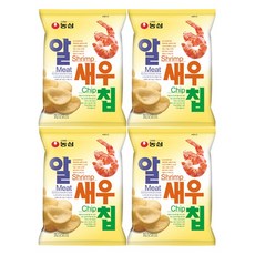 농심 알 새 우칩, 68g, 4개입