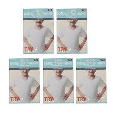 TRY 퓨어코튼 남아용 반팔런닝 5매 리뷰후기