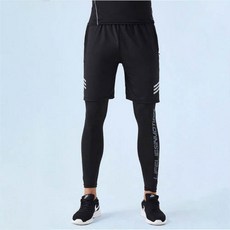 남성 트레이닝복 스포츠 레깅스 반바지+레깅스