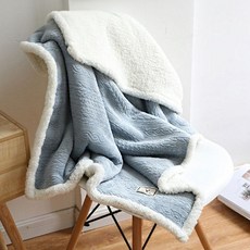 다세코 85x엠보싱 짜임무늬 특이한무늬 담요 양털 플란넬 양면 두꺼운 담요 겨울 망토 무릎담요