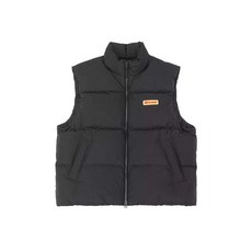 kodak_vest 미니로고 덕다운 베스트 BLACK