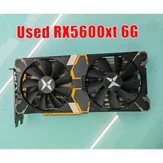 그래픽카드 RX5600XT 6G 게임 그래픽 카드 플레이트 Gpu Nvidia Geforce 컴퓨터 RX6600 6700 6800 6900 XT 1660S 아님, 02 RX 5600 XT 6G