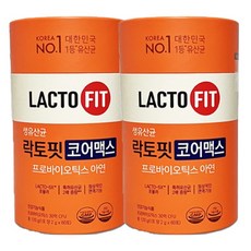 락토핏 종근당건강 생유산균 코어맥스, 120g, 2개