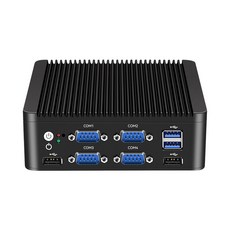 프리플로우 deskmini x300 beelink 애즈락 BEBEPC용 팬리스 미니 PC 인텔 셀러론 J4125 N5000 2LAN 6COM RS485 RS232 HDMI 와이파이, 01 Celeron J4125, 01 No RAM SSD WiFi
