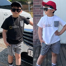 이유까까 아동용 체크포켓 반팔세트 주니어복 리뷰 후기