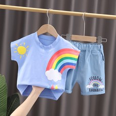 남아 상하복 어린이옷세트 유아 반팔 상하복 여아 반팔 상하복 남녀공용 여름유아 반팔 상하복 리뷰 후기