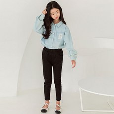 러버 여아 남아 아동 화이트 주니어 팬츠 면 바지