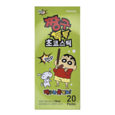 짱구 톡톡 초코스틱 360g 팝핑 캔디 빼빼로 데이 과자 선물, 3개