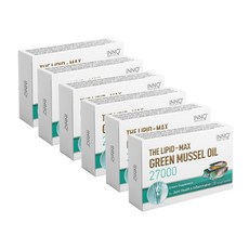 뉴질랜드 초록홍합오일 이노헬스 리피드맥스 그린머슬 27000mg 120캡슐 X 6통