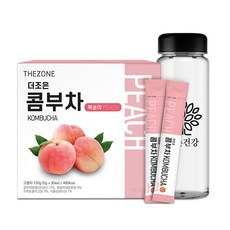 더존건강 더조은 콤부차 복숭아 30포 1박스 전용보틀