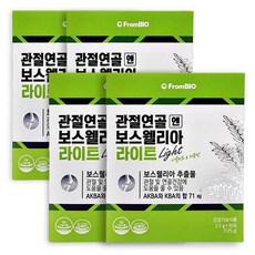 프롬바이오 관절연골엔 보스웰리아 라이트 4박스 200포, 2.5g x 200포,