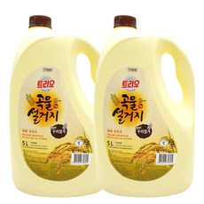 대용량 트리오 곡물설거지 우리쌀겨 5L 리뷰후기