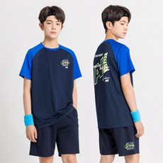 21SS 나그랑 4부 쿨 상하세트 NAVY 리뷰후기