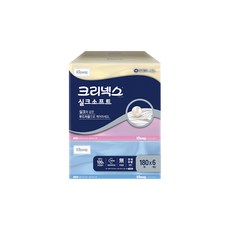 크리넥스 실크소프트 미용티슈 180매 X X /화장지 /미용티슈 /총