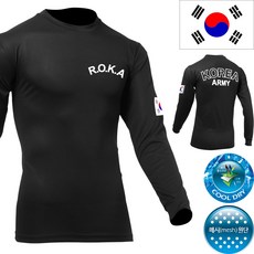 꾸나와곰신 쿨드라이 ROKA 로카 긴팔티 검정 군인 로카티 긴팔 티셔츠 리뷰후기