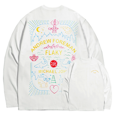 더윤스퀘어 일반핏 긴팔 티셔츠 유니버스 M2XL 빅사이즈 라운드넥 남성 여성 면 긴팔티 Bi size on seeve tee shirt 리뷰후기