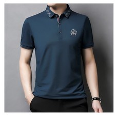 남성용 실크 및면 폴로 셔츠 세련된 디자인 땀 흡수 및 통기성 * 참고 * "Dini E-Coerce Coany"판매자의 제품 리뷰 및 제품입니다 리뷰후기