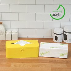 모닝듀 뽑아쓰는 키친타올 100매얠로우케이스 리뷰후기