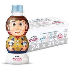 에비앙 evian Natura Srin Kids Character Botte 1048 Oz 생수 키즈 캐릭터 보틀 310 24 병 1박스