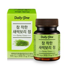 데일리원 전소민 새싹보리 안전한 국내산 추출 분말 30정