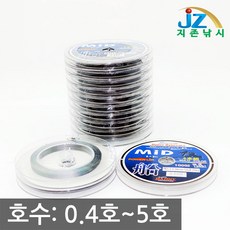 지존낚시 4합사 5색 컬러 낚시줄 E 라인 0- 민물 바다 루어 선상 낚시