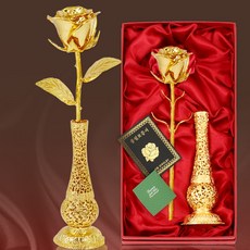 24k금장미 금꽃 골드 카네이션 엄마생일선물 어버이날선물 꽃 아내결혼 기념선물 장모님선물 칠순선물 효도선물 리뷰후기
