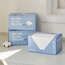 올더 데일리 순면 100 목화솜 행주 초대형 50매 3박스