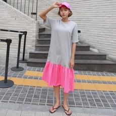 베니코코 믹스네온롱원피스 리뷰후기
