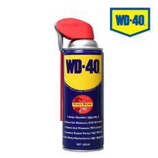 WD-40 다목적 방청 윤활제 450ml 스마트스트로 문 창문 공구 체인 녹타르 제거, 1개